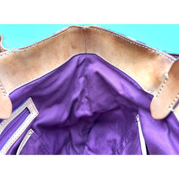 Disney Dooney & Bourke 2017 Flower Garden Festival Figment Flynn Large Tote Bag - Picture 8 of 16